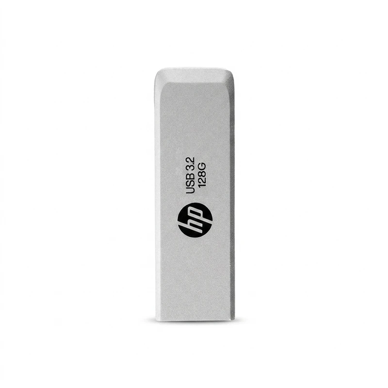 فلش مموری اچ‌ پی مدل 819W ظرفیت 128 گیگابایت با رابط USB سه‌نقطه‌دو Gen1 Type-A و بدنه فلزی