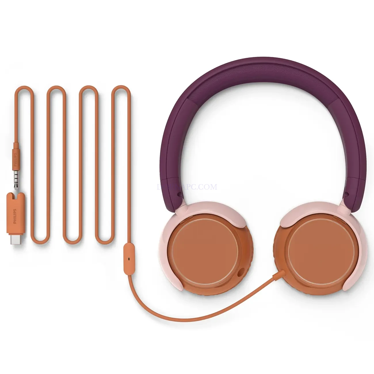 هدست سیم دار فیلیپس مدل PHILIPS TAK2000MP بنفش