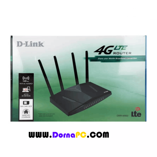 مودم روتر 4G LTE دی لینک DWR-M960 D-Link DWR-M960 AC1200 4G LTE Wireless Modem Router