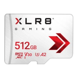 PNY XLR8 U3 V30 512GB Class 10 gaming microSD cards