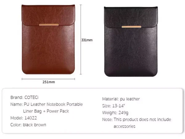 کیف لپ تاپ 13 و 14 اینچ کوتتسی Coteetci NEW COTECi Notebook Bag 14022-S