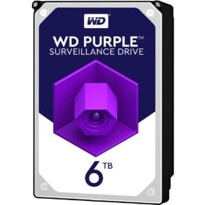 هارددیسک اینترنال وسترن دیجیتال مدل Purple WD60PURZ ظرفیت 6 ترابایت