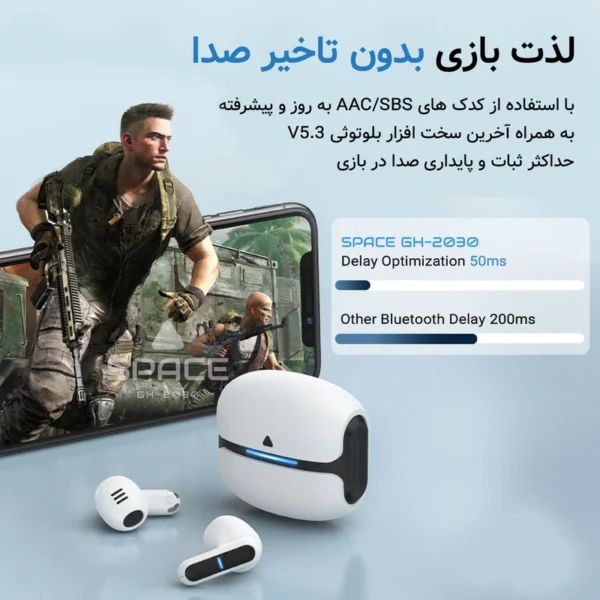 هدفون بلوتوثی مدل SPACE GH-2030