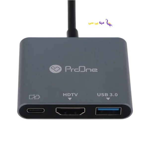 هاب مبدل 3 پورت Type-C پرووان مدل PHU552