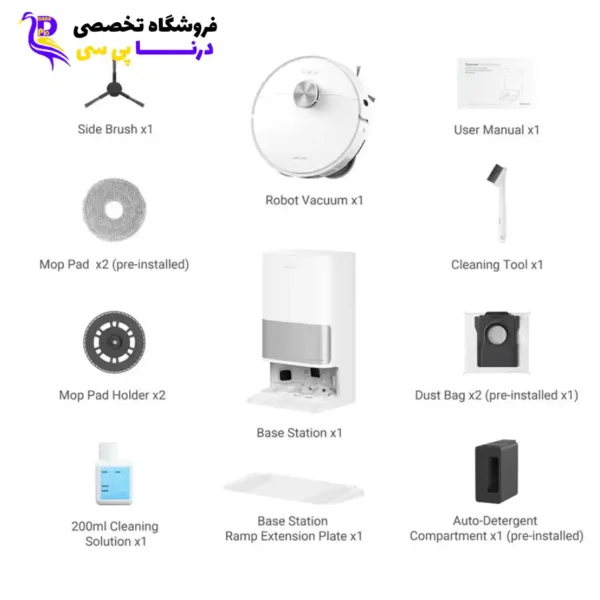جارو رباتیک شیائومی دریم مدل Dreame L10s Ultra Gen 2 Robot Vacuum