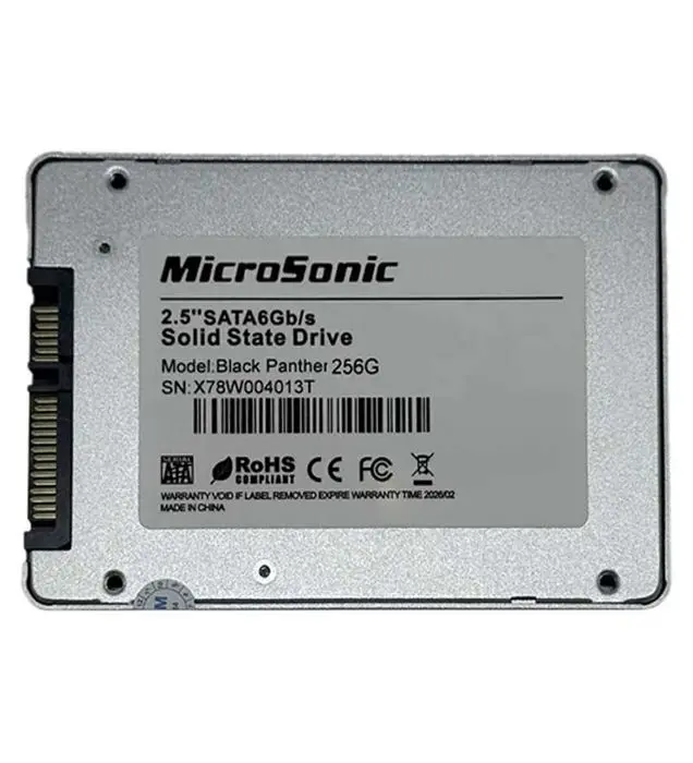 0097988 هارد ssd اینترنال میکروسونیک مدل black panther ظرفیت 1 ترابایت 700