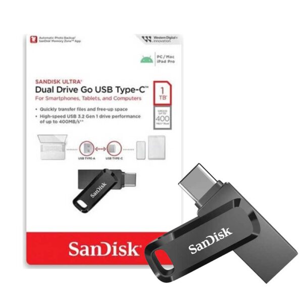فلش سندیسک مدل SANDISK TYPE-C GO 1T