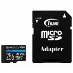 TeamGroup Elite A1 V30 U3 C10 100MBs 256GB Memory SD Card With Adapter 4