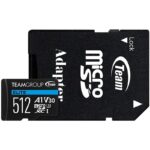 TeamGroup Elite A1 V30 U3 C10 100MBs 512GB Memory SD Card With Adapter 2