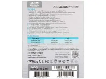 klevv k02tbm2sp0 c92 cras c920 m optimize new 3 croped