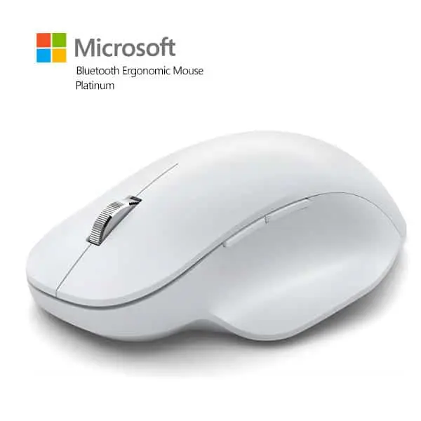 large Bluetooth Ergonomic Mouse Platinum
