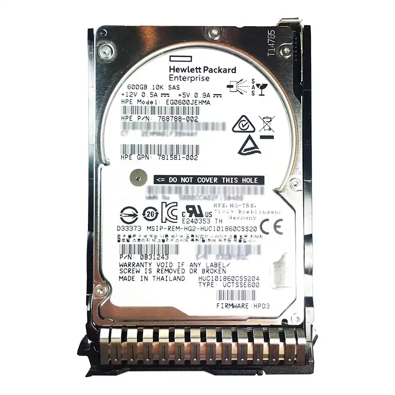 هارد سرور HP 600GB SAS 10K استوک 1