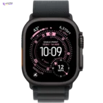 اپل واچ اولترا نسل 3 تیتانیومی مشکی با بند مشکی آلپاین Apple Watch Ultra 3 Titanium Black Case with Black Alpine Loop Band - Image 3