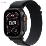 Apple Watch Ultra 3 Titanium Black Case with Black Alpine Loop Band