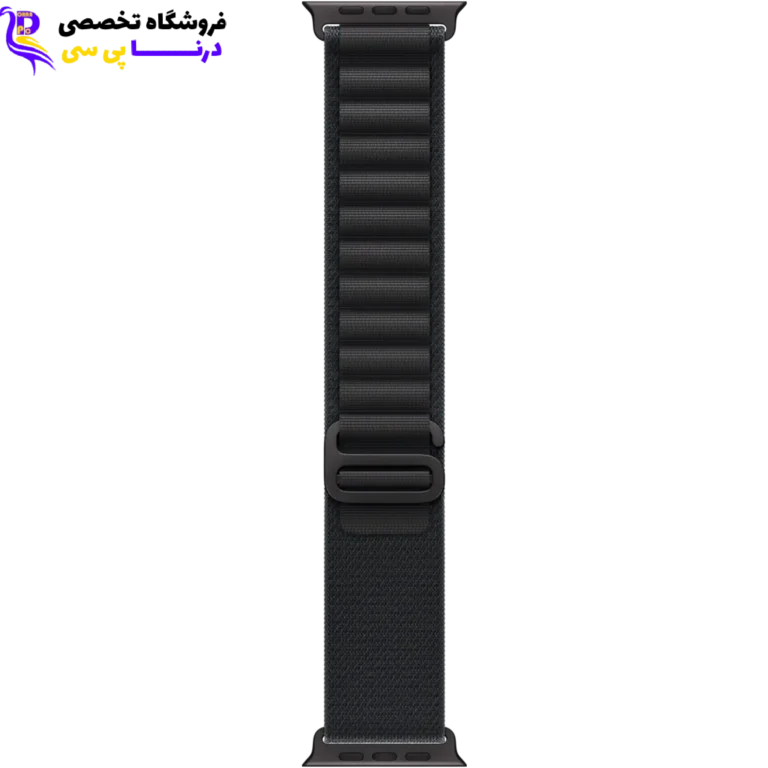 Apple Watch Ultra 3 Titanium Black Case with Black Alpine Loop Band 2