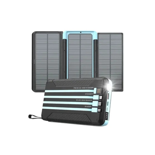 پاوربانک خورشیدی پاورولوژی مدل Powerology Multi-Cable PP070