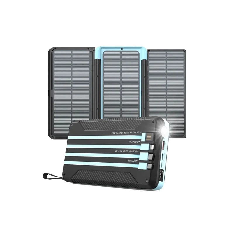 پاوربانک خورشیدی پاورولوژی مدل Powerology Multi-Cable PP070