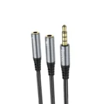 کابل صدا دو به یک هوکو مدل HOCO UPA21 Male to 2 Female