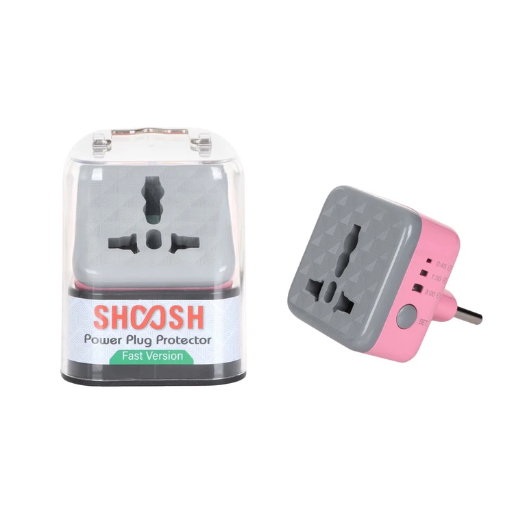 تبدیل سه به دو تایمر دار شوش مدل SHOOSH SH90 صورتی