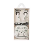 هندزفری سیم دار پرووان مدل PROONE PHF3918 فانتزی طوسی