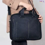 کیف اداری چرمی مدل STAR BS1190 مشکی