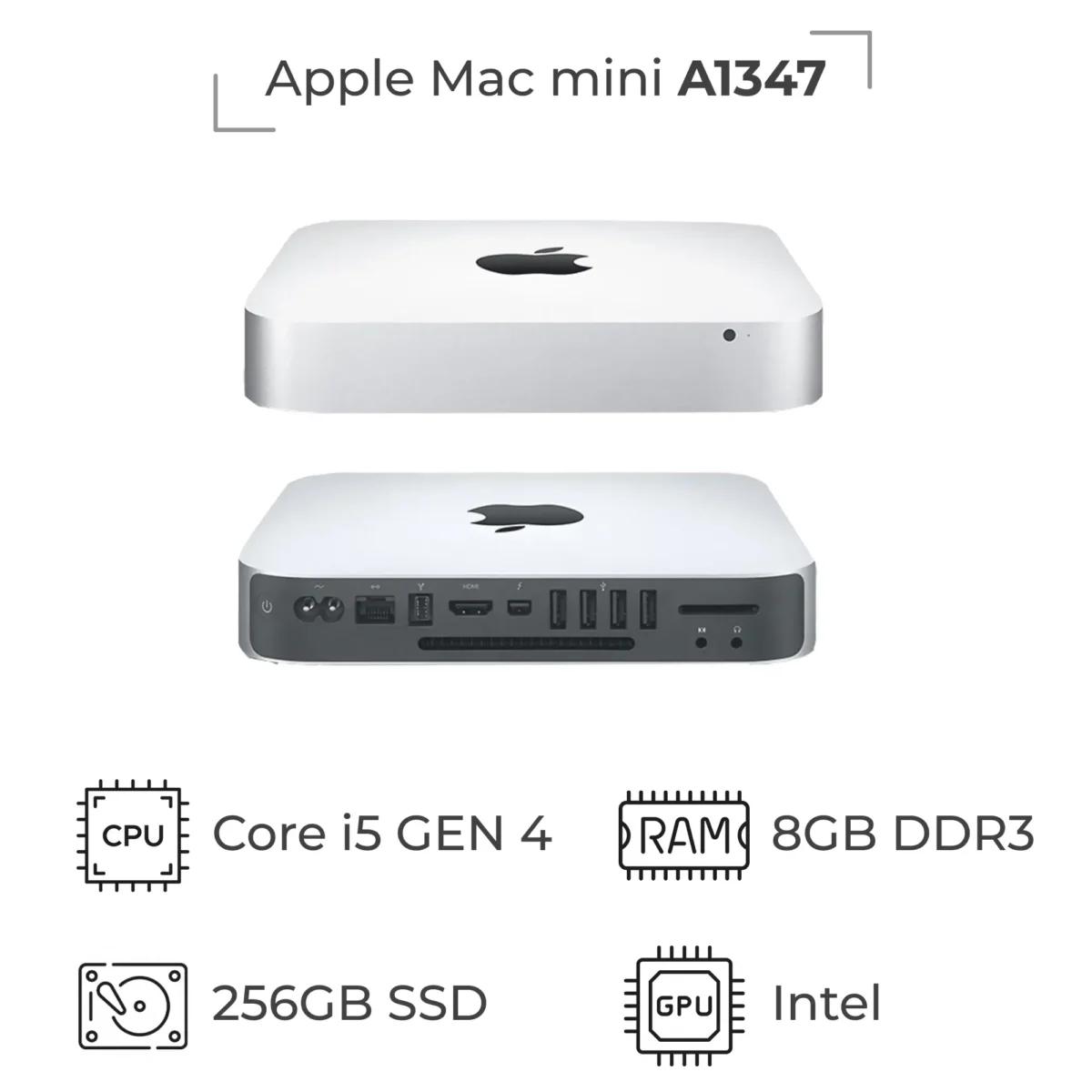کامپیوتر مک مینی استوک اپل Mac mini A1347 پردازنده i5 نسل 4 + Wifi
