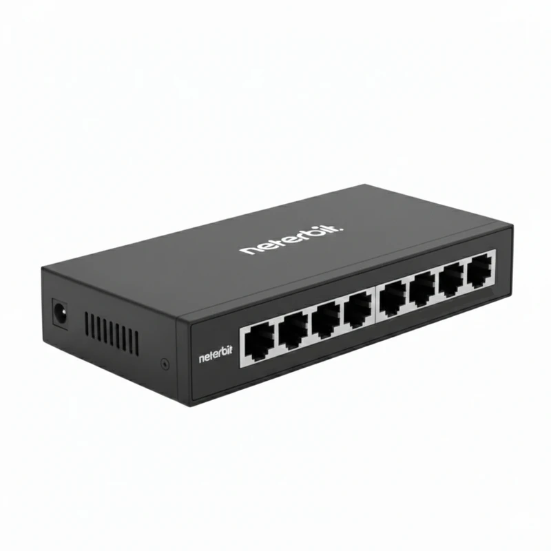 هاب سوئیچ نتربیت مدل NETERBIT NES-1008E-A 8-Port