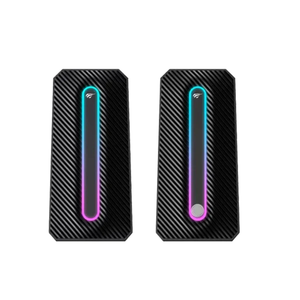 اسپیکر گیمینگ دوتکه لپ تاپ هویت مدل HAVIT SK216 RGB Light مشکی