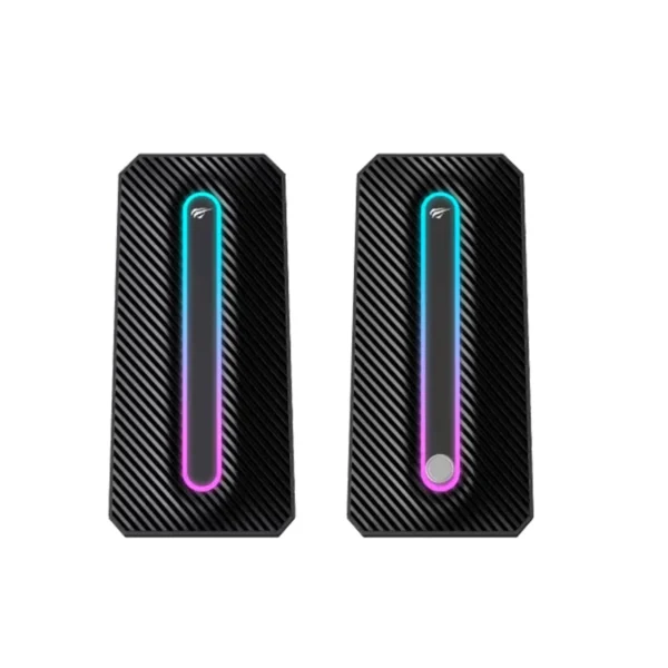 اسپیکر گیمینگ دوتکه لپ تاپ هویت مدل HAVIT SK216 RGB Light مشکی
