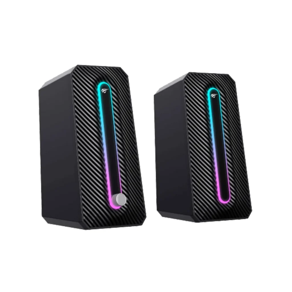 اسپیکر گیمینگ دوتکه لپ تاپ هویت مدل HAVIT SK216 RGB Light مشکی