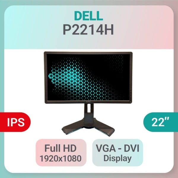 مانیتور استوک Dell P2214H سایز 22 اینچ Full HD