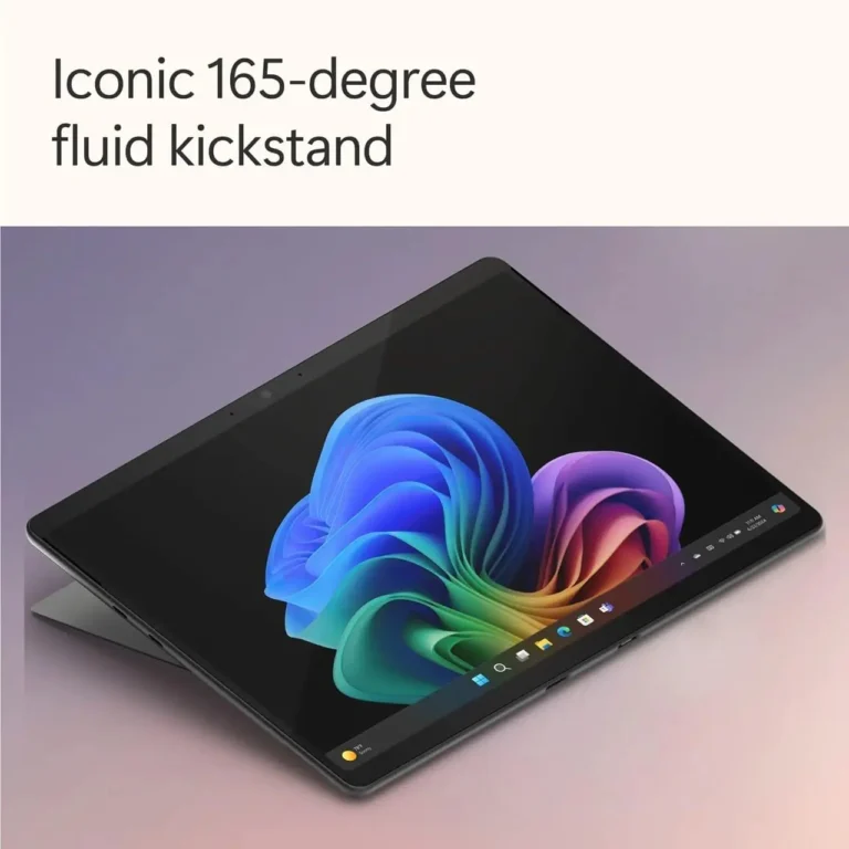 بسته نرم افزاری Microsoft Surface Pro 11 ، رایانه لوحی 2 در 1 با صفحه کلید و قلم باریک