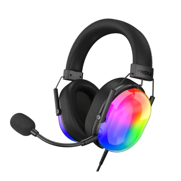 هدست سیم دار گیمینگ هیسکا مدل HISKA GHR-07 مشکی