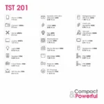 پاور استیشن تسکو مدل TSCO TST 201 32000mAh 200W مشکی - تصویر 2