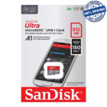 کارت حافظه microSDXC سن دیسک مدل Ultra A1 کلاس 10 استاندارد UHS-I سرعت 150MBps ظرفیت 512 گیگابایت