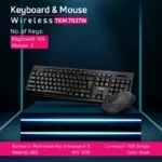 ماوس و کیبورد بی سیم تسکو مدل TKM 7027W