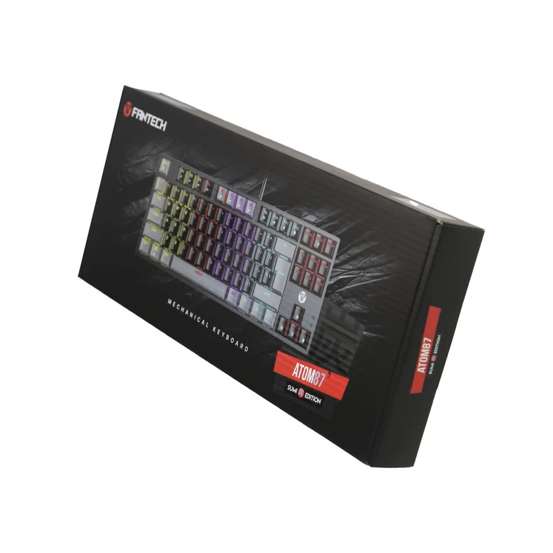 کیبورد سیم دار گیمینگ فنتک مدل FANTECH ATOM87 MK876V2 BLUE SWITCH