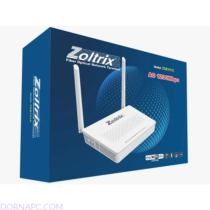 مودم فیبر نوری زولتریکس مدل ZOLTRIX ZG8191c