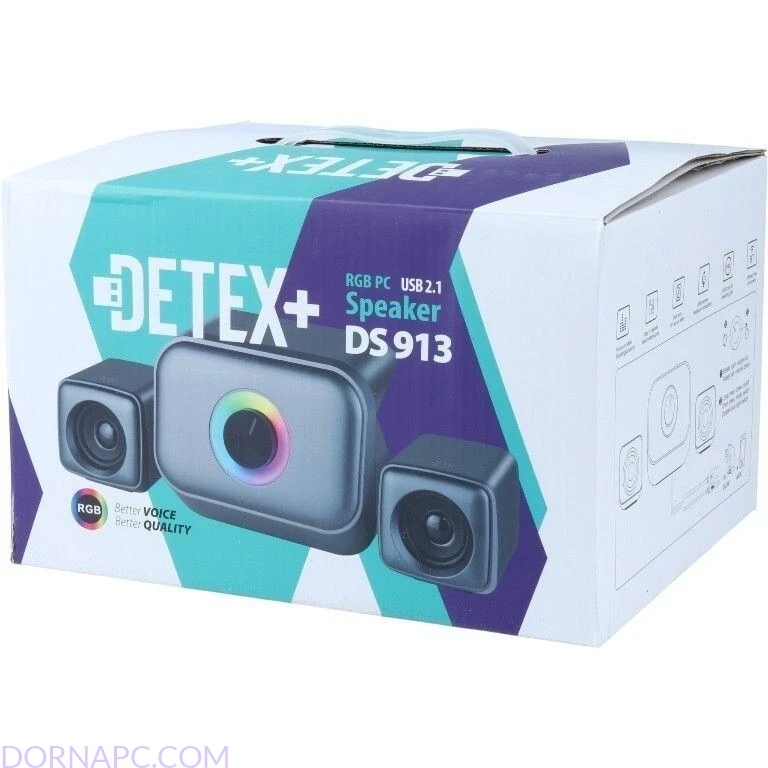 اسپیکر دسکتاپ دتکس پلاس مدل DS-913