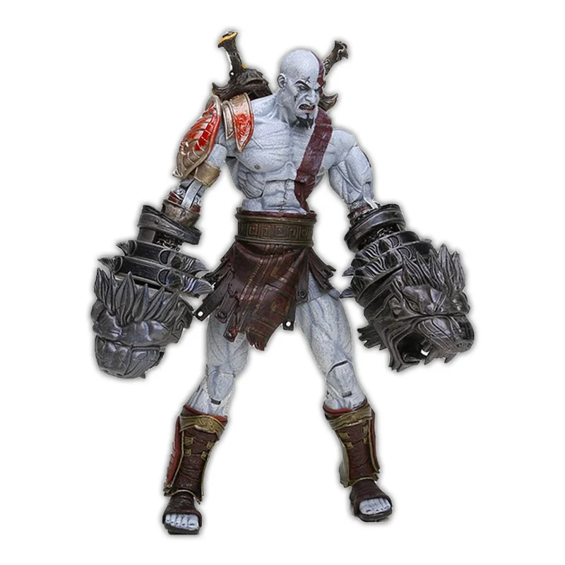 اکشن فیگور کریتوس گاد آف وار مدل God Of War ابعاد : 19 سانتی متر جنس : پی‌وی‌سی مناسب رده سنی : کودک و نوجوان قابلیت ها : قابلیت حرکت دادن دست ها از ناحیه شانه و آرنج، پاها قابل حرکت