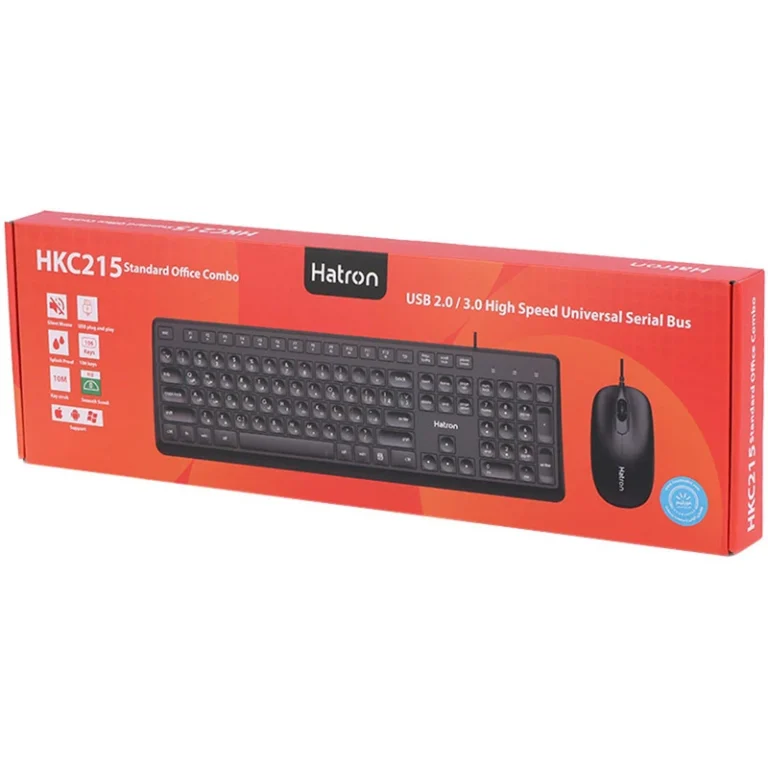 خرید کیبورد و ماوس Hatron HKC215