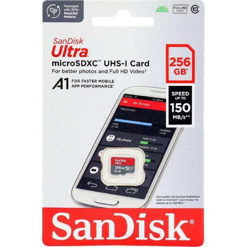 رم میکرو سندیسک مدل SANDISK 150MB A1 256G