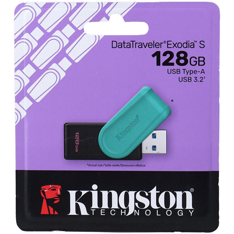 فلش کینگستون مدل Kingston DataTraveler ExodiaS USB3.2‎ 128GB