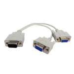کابل تبدیل 1 به 2 VGA وی نت مدل V-CSVGA02 طول 0.2 متر