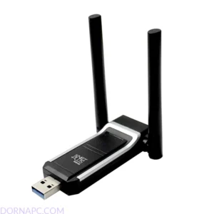 توضیحات کوتاه کارت شبکه بی سیم KNET Plus KP-W1804 یک دانگل USB 3.0 قدرتمند با فناوری Wi-Fi 6 و سرعت انتقال اطلاعات تا 1800 مگابیت بر ثانیه است. این محصول با دو آنتن خارجی، پشتیبانی از فرکانس‌های 2.4 و 5 گیگاهرتز، برد مناسب تا 50 متر و سازگاری با ویندوز، مک و لینوکس، گزینه‌ای ایده‌آل برای ارتقای شبکه لپ‌تاپ و کامپیوترهای رومیزی محسوب می‌شود.