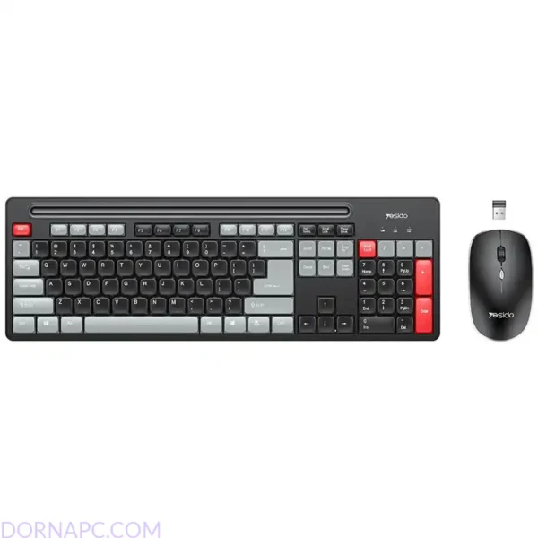 کیبورد و ماوس بی سیم یسیدو مدل YESIDO KB43