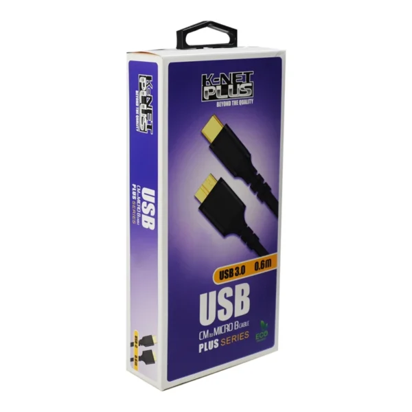 کابل هارد کی نت پلاس مدل K-NET PLUS KP-CUCMHDD06 طول 0.6 متر