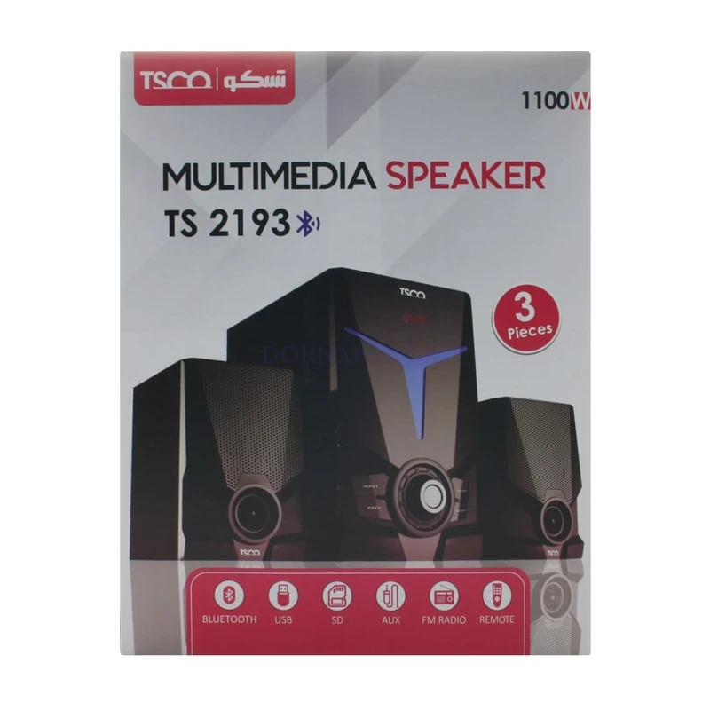 محصولی که میخوای رو پیدا نکردی؟ اسپیکر سه تکه تسکو مدل TSCO TS 2193