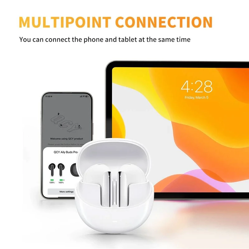 ایرپاد کیو سی وای مدلQCY AilyBuds Pro سفید