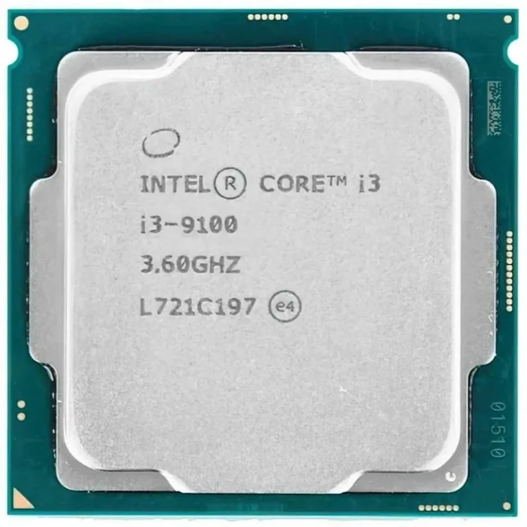 پردازنده اینتل مدل Intel Core i3 9100 CPU1
